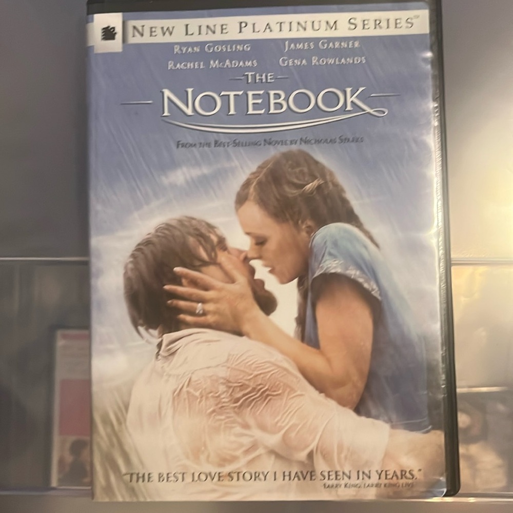 The notebook dvd *free with purchase